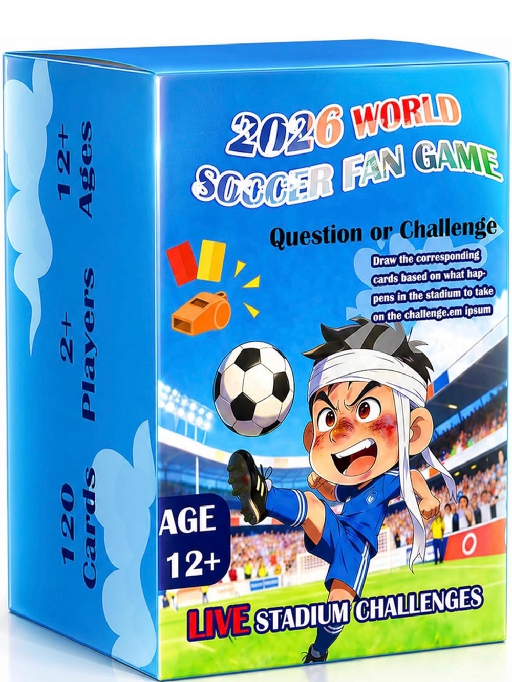 2026 World Soccer Party Card Game, Interactive Truth or Dare, Live Watch Parties